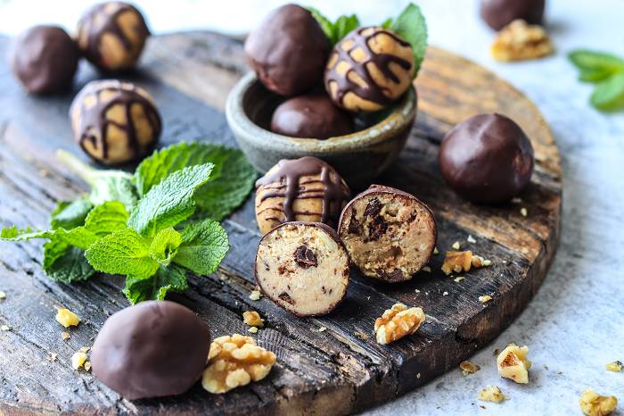 Walnuss Kichererbsen Kugeln | Veganes Snack Rezept