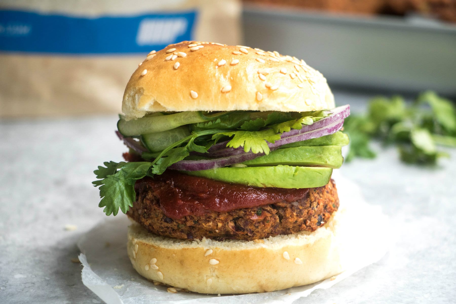 Chilli Limetten Puten Burger | Meal Prep Idee