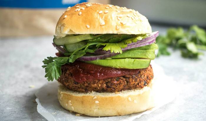 Chilli Limetten Puten Burger | Meal Prep Idee