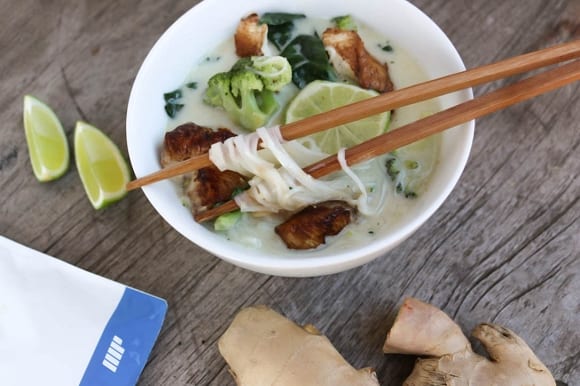 thailaendische kokossuppe