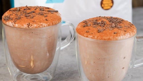 Proteinreicher Schokoladen-Wolken-Pudding
