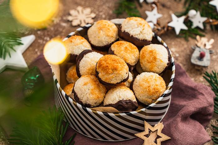 Low Carb Kokosmakronen | Weihnachtsrezept