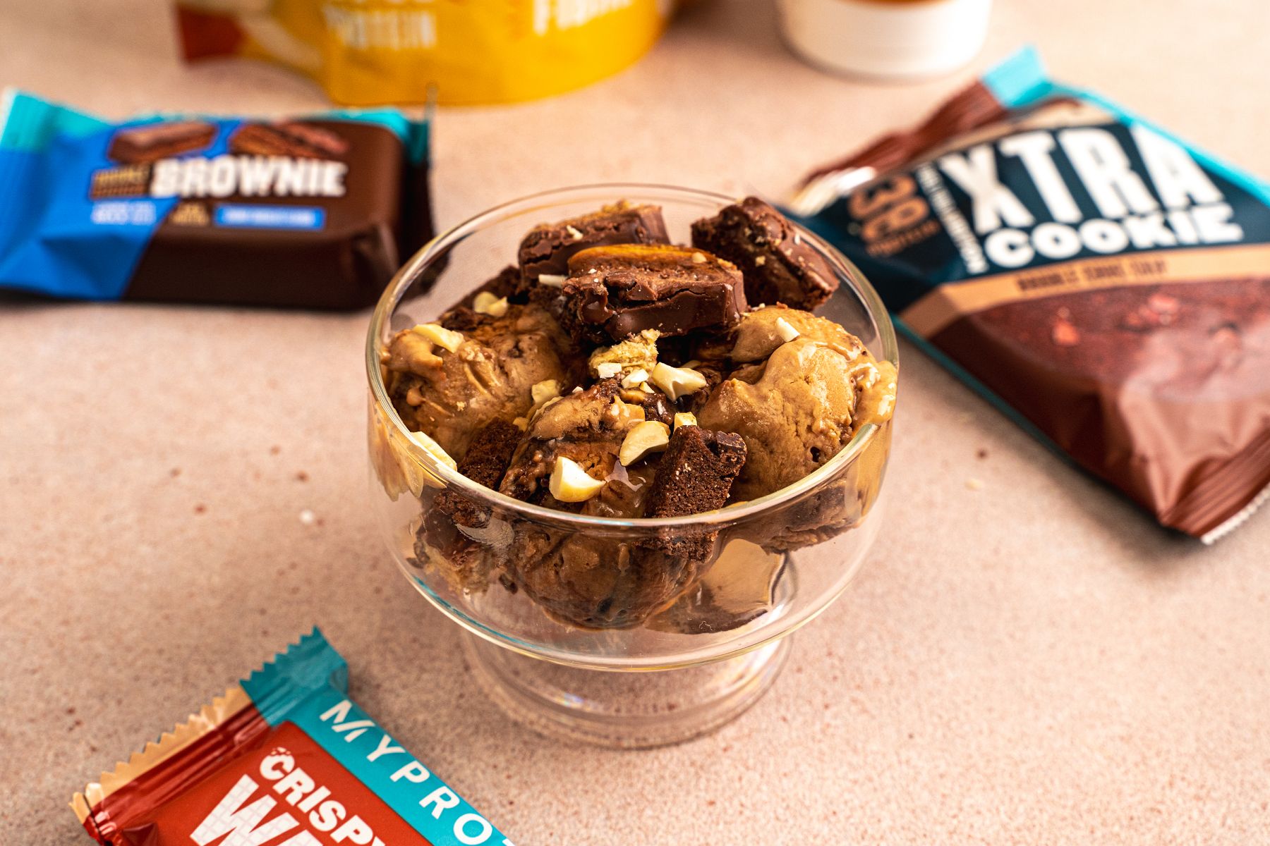 Mocha Vanille Protein Eis | Gesundes Snack Rezept