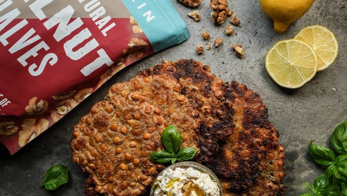 Vegane Kichererbsen Käse Cracker