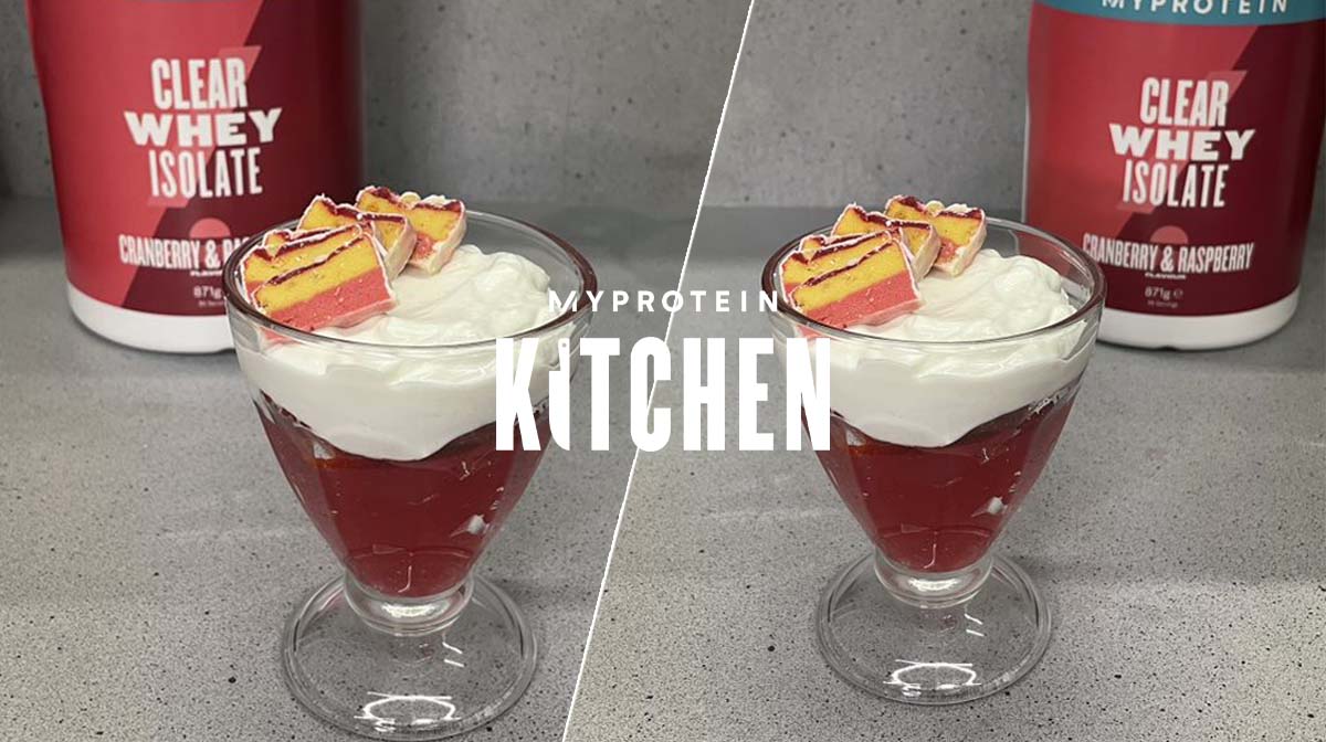 Clear Whey Protein Wackelpudding | Gesundes Dessert