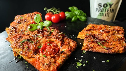Protein Focaccia | Vegane Meal Prep Idee