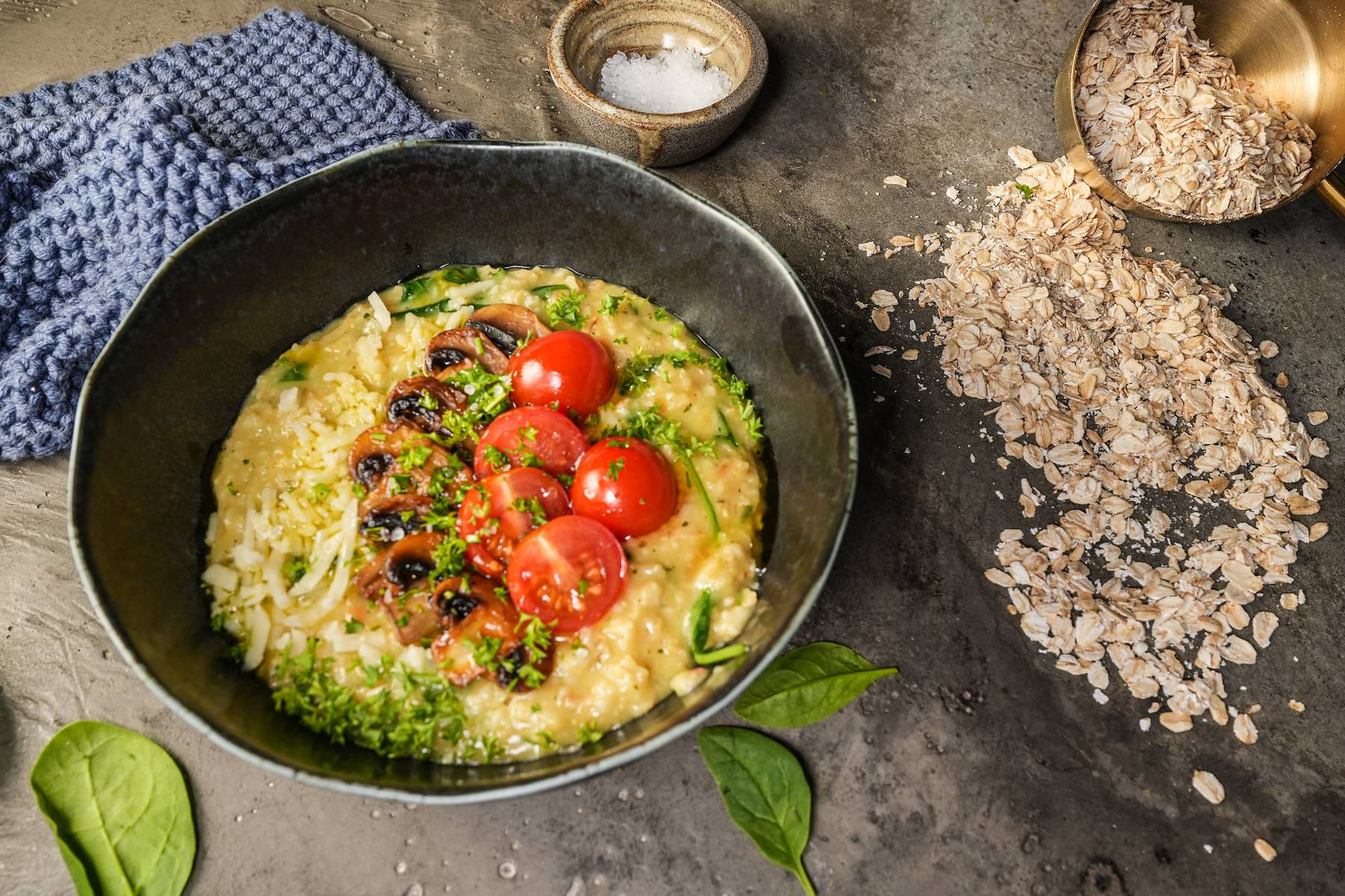 Salziges Porridge | Haferflocken mal anders