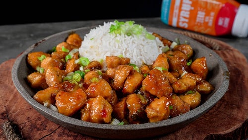 Tofu-Hähnchen Süß-Sauer | Vegane Meal-Prep