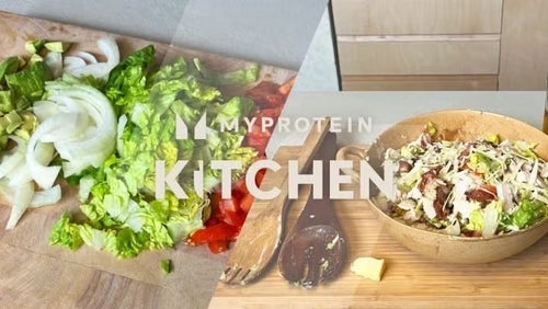 Hähnchen & Bacon Salat | 1.350 kcal Masseaufbau-Rezept