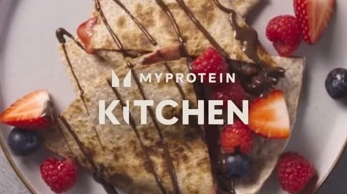 Süße Quesadilla zum Frühstück