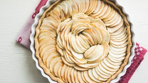 Proteinreicher Apfelkuchen | Fitness Kuchen Rezept