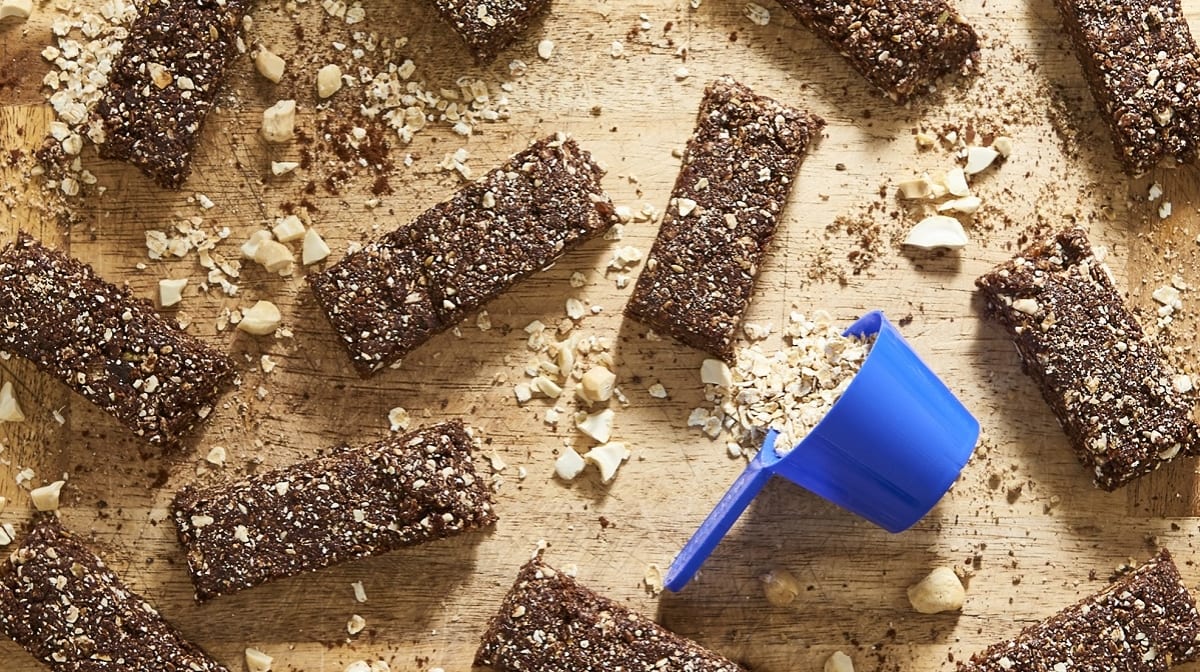 Hausgemachter Proteinriegel | Fitness Snack Rezept
