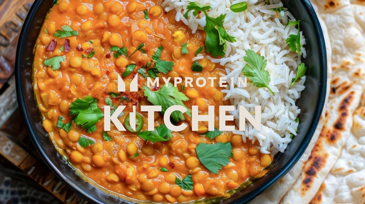 Würziger Linsen-Dahl-Eintopf | Proteinreiche vegane Meal-Prep