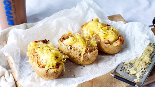 Vegane Baked Potato Burritos | 15-Minuten Rezept