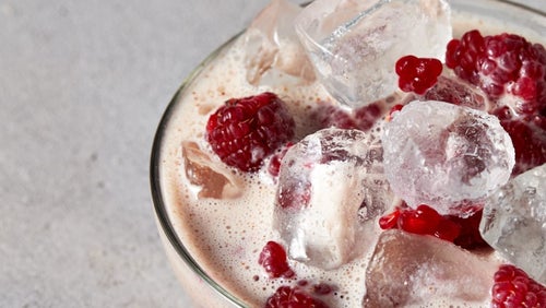 Vanille Himbeere Mahlzeitenersatz Shake