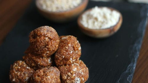 Süßkartoffel Proteinbällchen