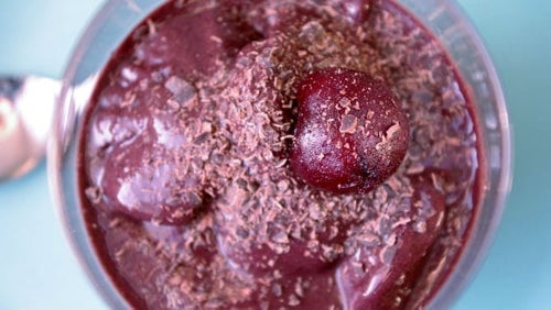 Brombeer Protein Shake