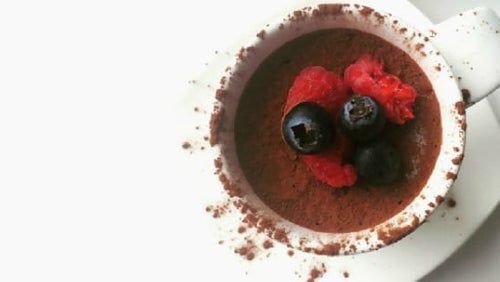 Schokoladen Chilli Protein Mousse
