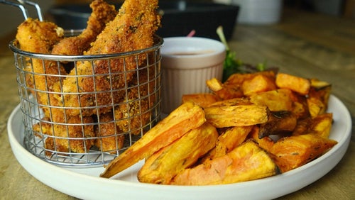 Crispy Chicken mit zuckerfreier Sauce | Südstaatenküche