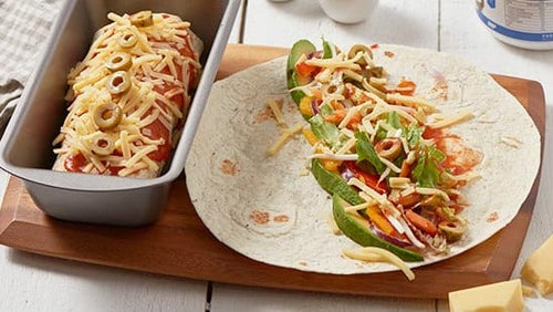 Vegetarischer Burrito | Fitness Snack Rezept