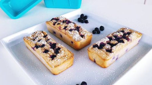 Zitronen Quark-Küchlein | Fitness Snack Rezept