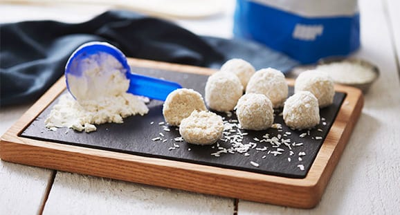 Vanille-Kokos Proteinbällchen | Gesunde Süßigkeit