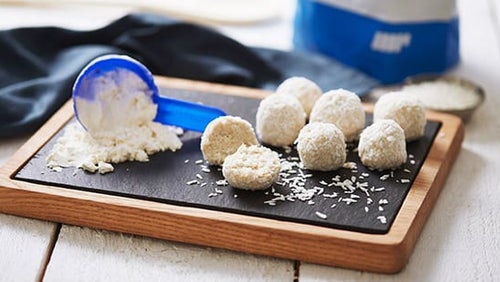 Vanille-Kokos Proteinbällchen | Gesunde Süßigkeit