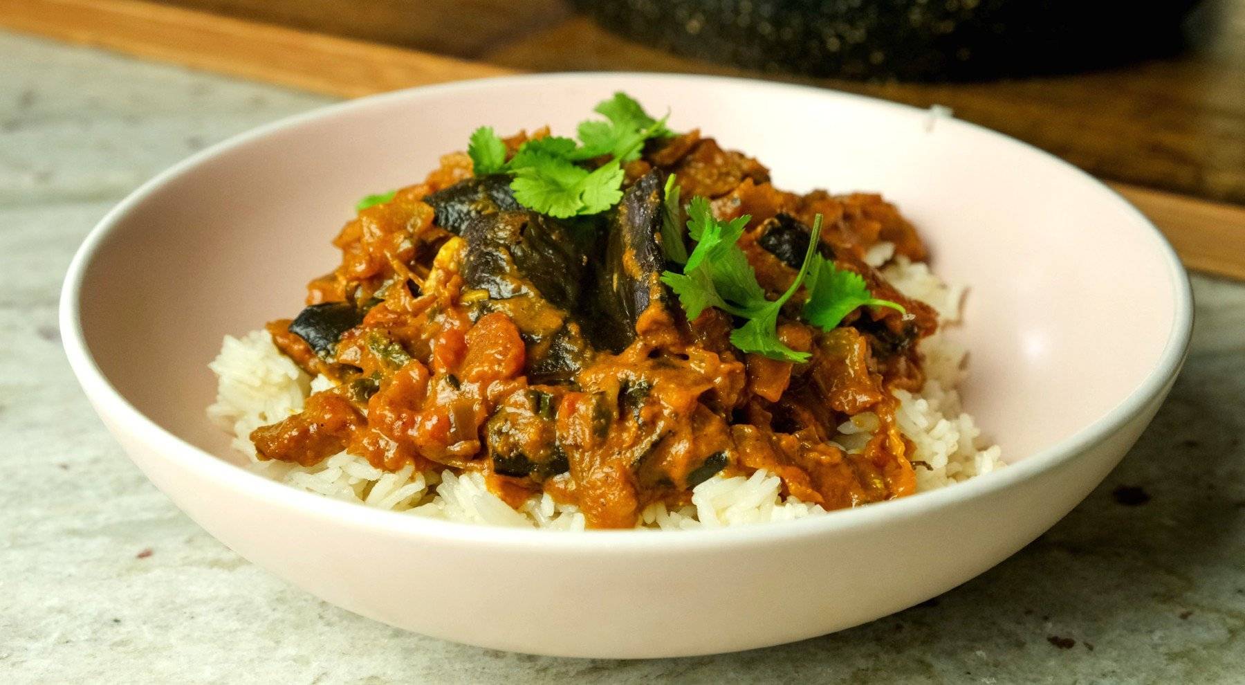 Veganes Auberginen Masala | Schnelle & Einfache Ideen fürs Abendessen
