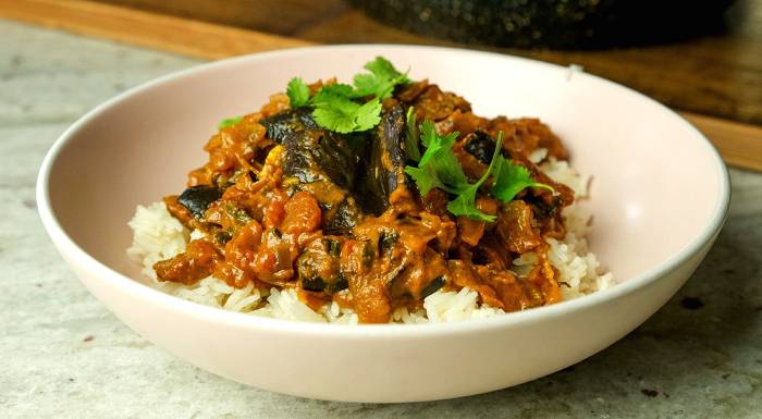 Veganes Auberginen Massala | Schnelle & Einfache Ideen fürs Abendessen