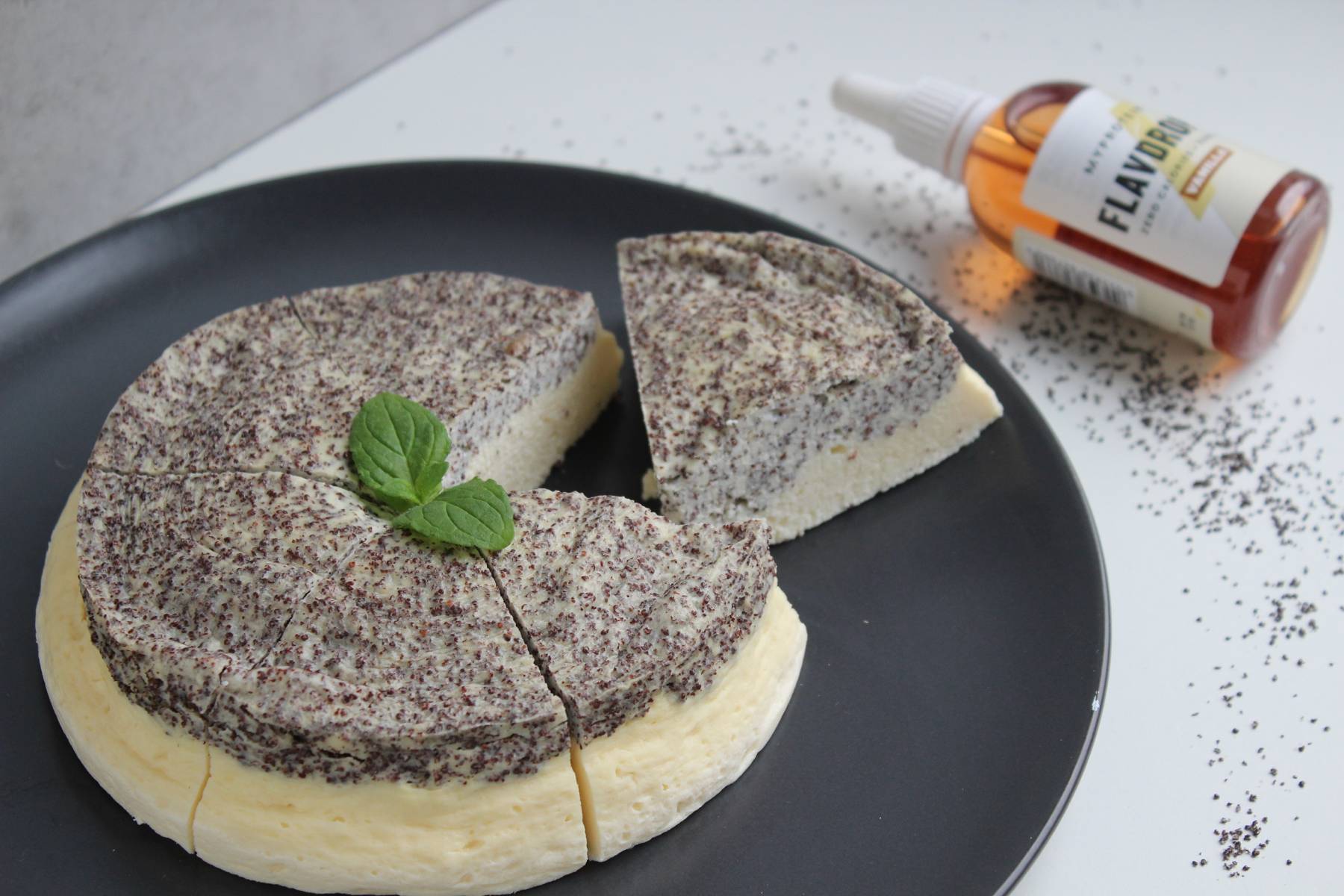Käsekuchen mit Mohn | Probiere dieses Cheesecake Rezept
