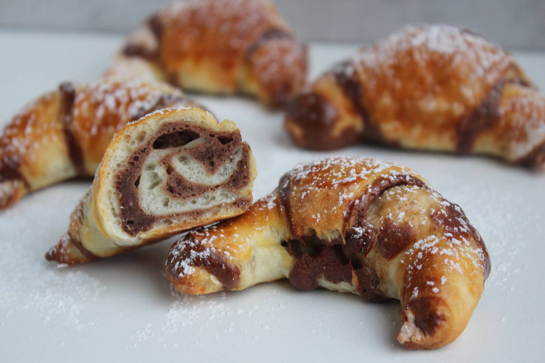 Proteinreiche Schokohörnchen zum Selbermachen