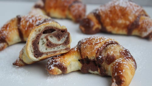 Proteinreiche Schokohörnchen zum Selbermachen