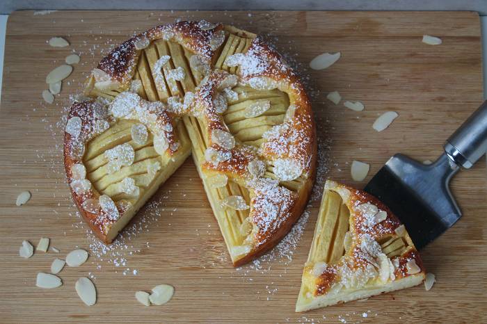 Fluffig-weicher High Protein Apfelkuchen