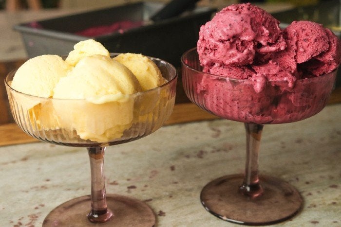 Frozen Protein Yoghurt Zweierlei