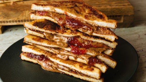 Erdnussbutter & Marmeladen French Toast