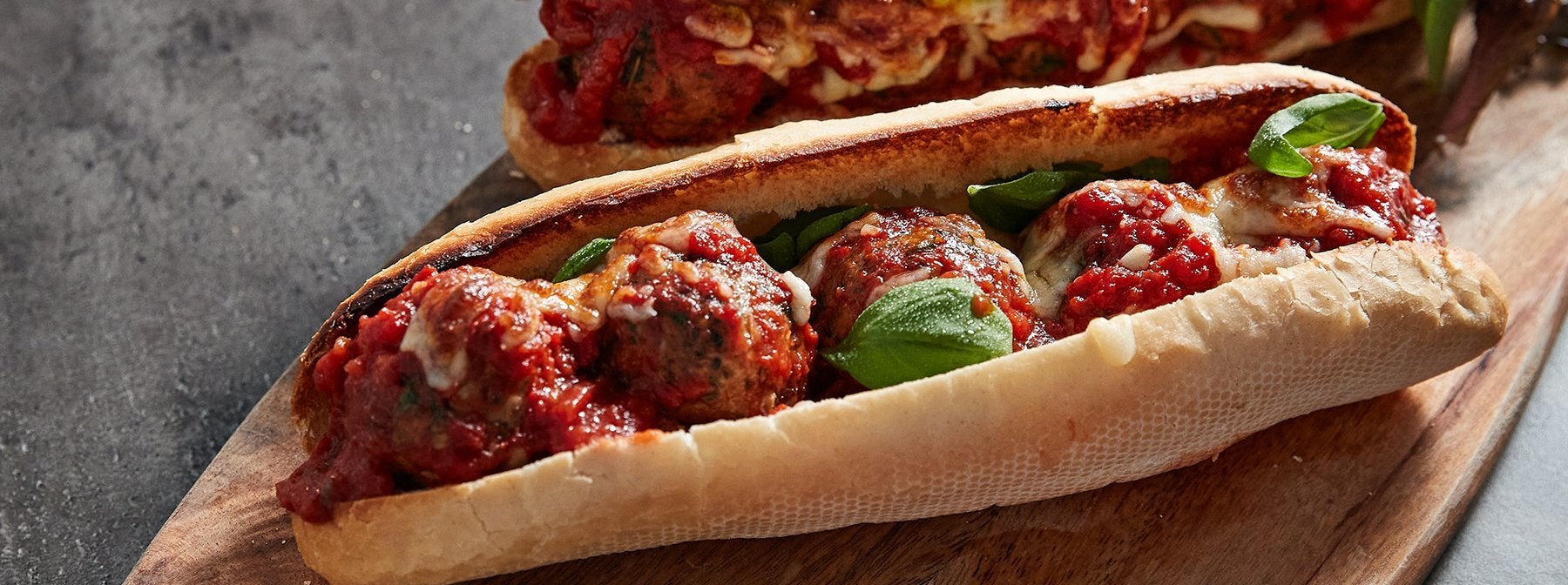 Veganes "Meatball" Sandwich