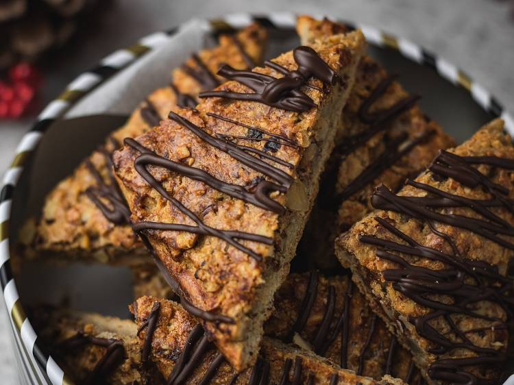 Protein Nussecken | Kalorienarmer Snack