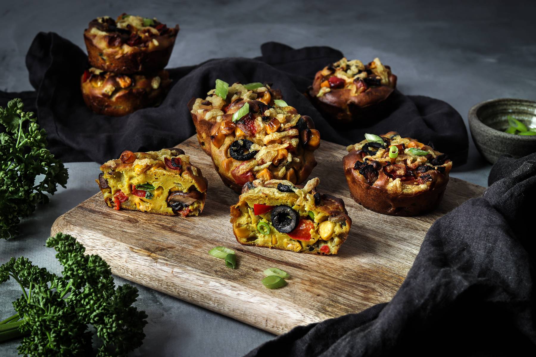 Vegane Frühstücksmuffins