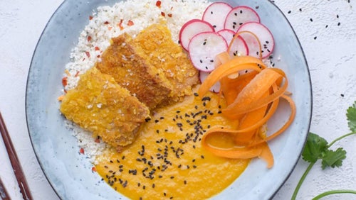 Knuspriger Katsu Curry mit Tofu | 8fit Rezepte