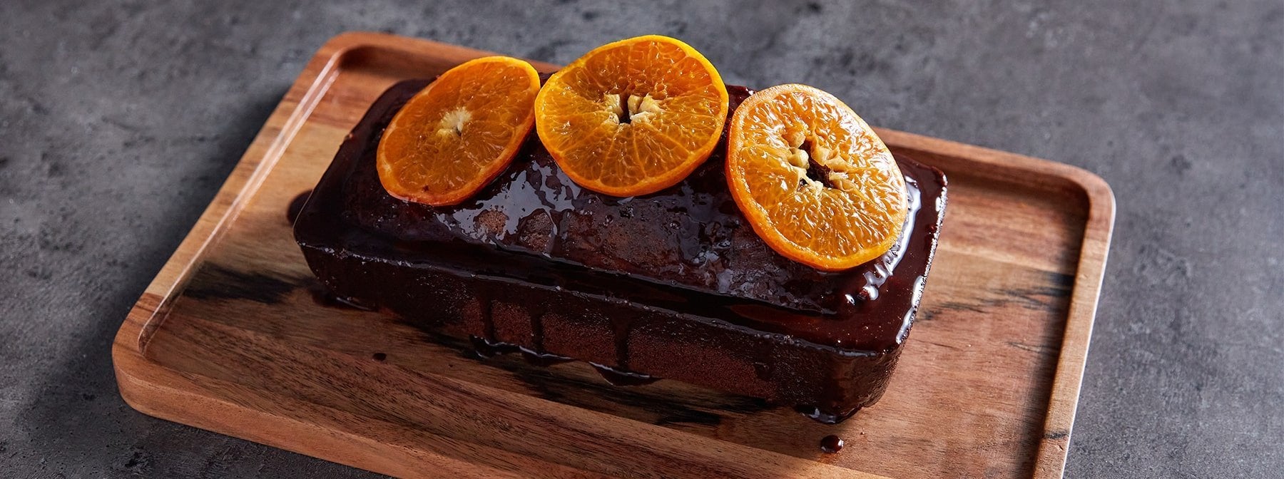Schokolade-Orange Protein Kuchen