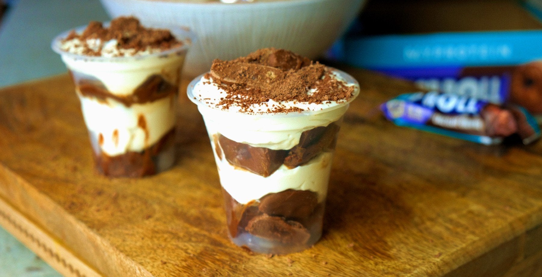 Pop Roll Protein Tiramisu