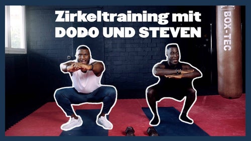 10 Minuten Zirkeltraining mit Steven & Dodo