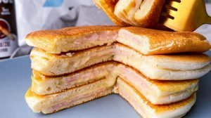 Ham & Cheese Stuffed Pancakes | Would You Try This Pancake?