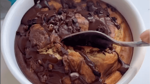 Chocolate Vanilla Swirl Baked Oats