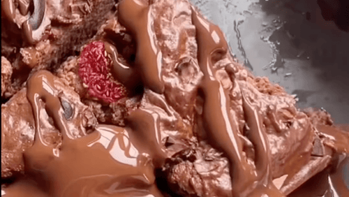 Chocolate Strawberry Protein Breakfast Brownies