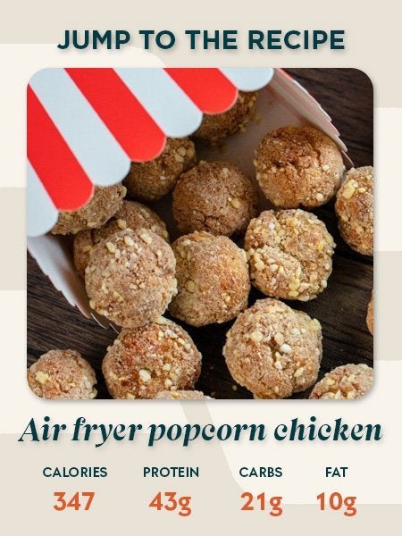 air fryer popcorn chicken recipe