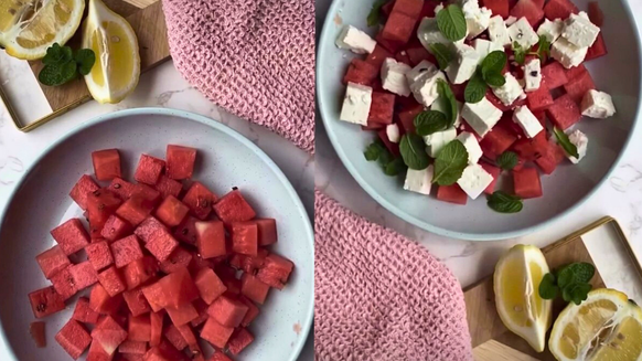 Fresh Watermelon & Feta Salad
