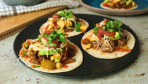 Breakfast Tacos | High-Protein Breakfast Ideas