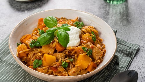 Hähnchen Eintopf mit Nudelreis | Meal Prep