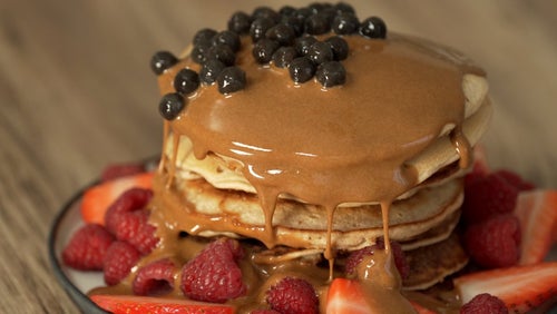 Fluffige Bubble Tea Protein Pancakes | Probiere einen Hauch von Taiwan